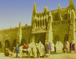 LES GRANDS DESERTS 500004 TIMIMOUN ENTREE DE L HOTEL  TRANSATLANTIQUE